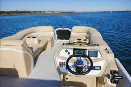 Pontoon Boat Rental interior